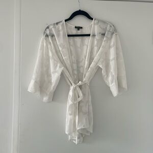 Dynamite Wrap Blouse